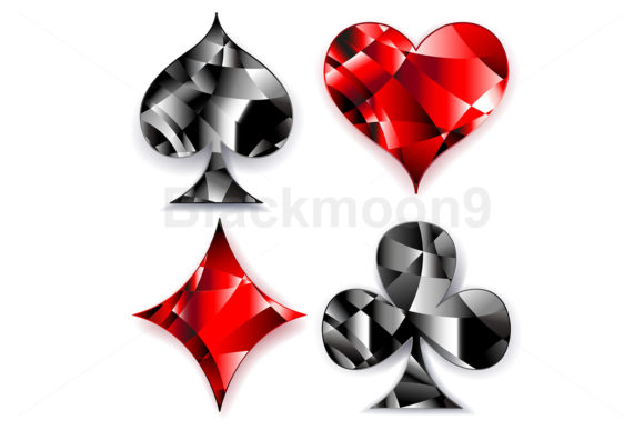 Download Polygonal Symbols of Playing Cards - Card Collection