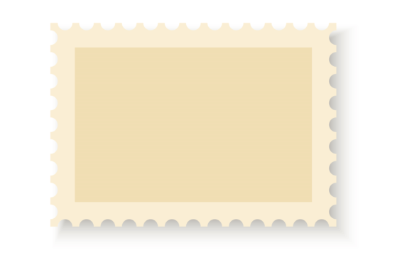 Download Postage Stamp. Blank Postal Frame with P - Stamp Collection