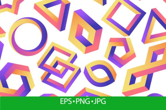 Download Impossible Geometry Pattern. Seamless - Geometry Collection