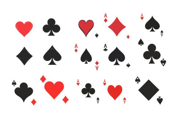 Download Set of Vector Playing Card Symbols - Card Collection
