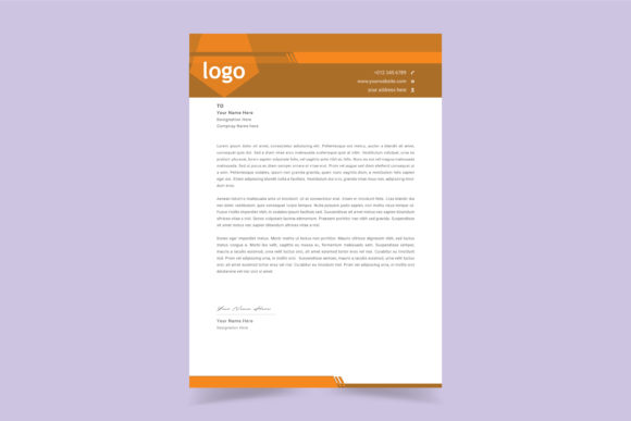 Download Letter Head Template - Premium Resources