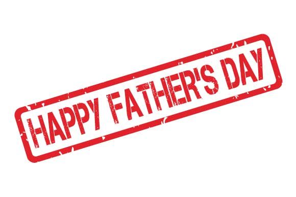 Download Happy Father's Day Rubber Stamp Stencil - Stamp Collection